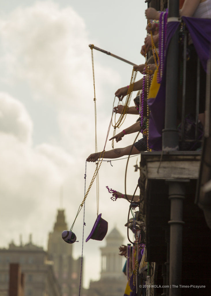 Lundi Gras in the French Quarter 2017